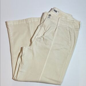 Paige Brooklyn Crop Wide Leg Pants Sand